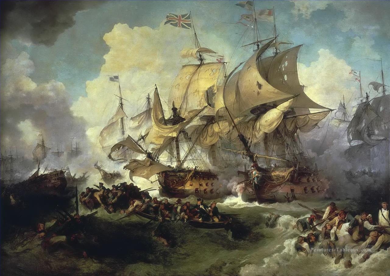 la bataille du premier juin 1794 Peintures à l'huile